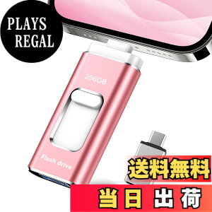 �y���������z4in1USB�������[128GB�y���@�\�f�[�^�Ǘ��ziPhone�Ή�USB������ �F�F�s���N�A�T�C�Y�F256GB