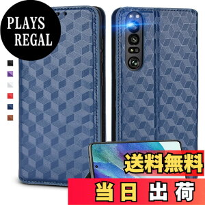 �y���������zUnivoColors �蒠�^�P�[�X �������� �J�[�h���[ �}�O�l�b�g�J�� �X�^���h�@�\ �X�g���b�v�z�[���t�� TPU�\�t�g�o���p�[(SN 38) �F�F�u���[�A�T�C�Y�FSony Xperia 1 III/ SOG03