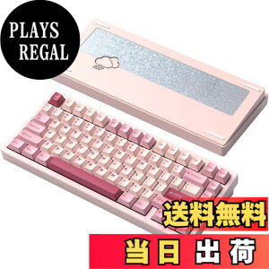 �y���������z�yWOBKEY Rainy75�L�[�{�[�h�z�J���̂悤�ȑŌ��� ���J�j�J���L�[�{�[�h 3WAY�ڑ� OS�݊��� �z�b�g�X���b�v��VIA�̑Ή� �J�X�^�}�C�Y�� �K�X�P�b�g�f�U�C�� �A���~�j�E���f�ގg�p RGB