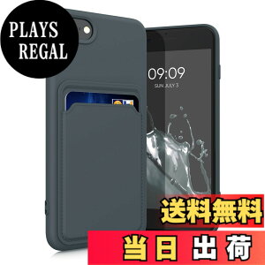 �y���������zkwmobile �X�}�z�P�[�X Apple iPhone SE3 / iPhone SE2 / iPhone SE (2022) / iPhone SE (2020) / iPhone 8 / iPhone 7�Ή� �P�[�X -�J�[�h�z���_�[�t�� �\�t�g TPU �V���R�� �� �F�F�_�[�N �X���[�g�A�T�C�Y�Fi
