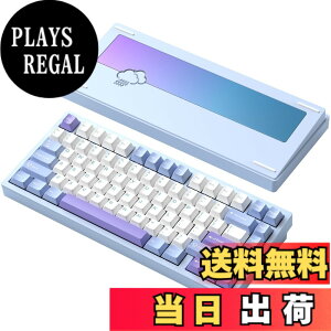 �y���������z�yWOBKEY Rainy75�L�[�{�[�h�z�J���̂悤�ȑŌ��� ���J�j�J���L�[�{�[�h 3WAY�ڑ� OS�݊��� �z�b�g�X���b�v��VIA�̑Ή� �J�X�^�}�C�Y�� �K�X�P�b�g�f�U�C�� �A���~�j�E���f�ގg�p RGB