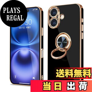 �y���������ziPhone 16e �P�[�X �����O�t�� �ϏՌ� �A�C�t�H��16e �����O �J�o�[ 360°��] �X�^���h�@�\ TPU �ԍڃz���_�[�Ή� 6.1�C���` �����Y�ی� �X�g���b�v�z�[���t�� �F�F�u���b�N�A�T�C�Y