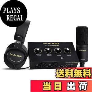 �y���������zM-AUDIO M-Track Duo HD �I�[�f�B�I�C���^�[�t�F�C�X USB-C�Ή� 24bit�E192kHz 2�C��2�A�E�g(XLR/TRS�Ή�) ���R�[�f�B���O�E�z�M�E�|�b�h�L���X�g�Ή� �\�t�g�E�F�A�X�C�[�g�t�� �F�F�u���b