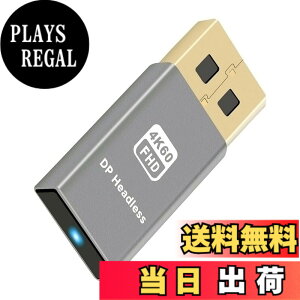 �y���������zNFHK �A�_�v�^�[ ���z�f�B�X�v���C�A�_�v�^�[ 4K VGA DVI �f�B�X�v���C�|�[�g Mini-DP HDMI USB-C 1.4 DDC EDID �_�~�[�v���O �w�b�h���X �S�[�X�g �f�B�X�v���C �G�~�����[�^�[ HDTV 4K@60Hz �F
