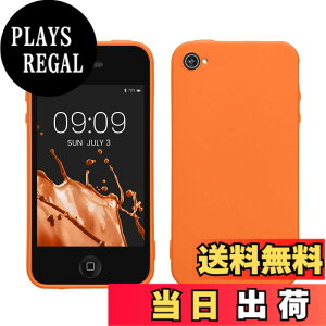 �y���������zkwmobile �X�}�z�P�[�X Apple iPhone 4 / 4S�Ή� �P�[�X - �ϏՌ� ����~�� �\�t�g TPU �V���R�� - ���F �F�F�t���[�e�B�[ �I�����W