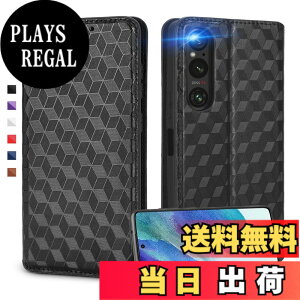 �y���������zUnivoColors �蒠�^�P�[�X �������� �J�[�h���[ �}�O�l�b�g�J�� �X�^���h�@�\ �X�g���b�v�z�[���t�� TPU�\�t�g�o���p�[(SN 38) �F�F�u���b�N�A�T�C�Y�FSony Xperia 1 V/ SO-51D/ SOG10