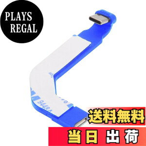 �y���������zNFHK Angled Type-C Male to USB-C Female Extension Ultra Slim Data Cable Connector Protector 65W Fast Charge �F�FBlue