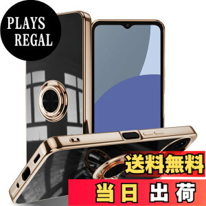 �y���������zLuFiYa �P�[�X �����O�t�� �J�o�[ TPU�f�� �X�^���h�@ �X�}�z�P�[�X �y�� �ϏՌ� ���� �C�菝�h�~ �����h�~ �ԍڃz���_�[ 360°��] �P�[�X �F�F�u���b�N�A�T�C�Y�FAQUOS wish5 5G