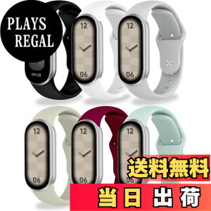 �y���������z[Monuary] 3-8�F Xiaomi Smart Band 10/9/8�ƌ݊����̂�������p���X�g�o���h�A�_�炩��TPU���A�ʋC���A�h���A�v���ȉ�̗̂̍p �F�F6�F�A�T�C�Y�F�t�J���i�V���R���j
