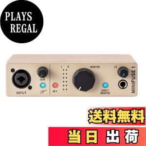 �y���������zArturia �A�[�g���A ���y����\�t�g�t�� �|�[�^�u���E�I�[�f�B�I�C���^�[�t�F�C�X MiniFuse �F�F�V�����p�[�j���A�T�C�Y�FMiniFuse 1