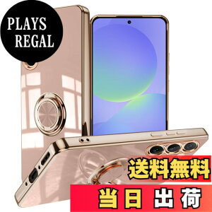 �y���������zLuFiYa �P�[�X �����O�t�� �J�o�[ TPU�f�� �X�^���h�@ �X�}�z�P�[�X �y�� �ϏՌ� ���� �C�菝�h�~ �����h�~ �ԍڃz���_�[ 360°��] �P�[�X �F�F�s���N�A�T�C�Y�FSamsung Galaxy A36 5G