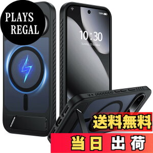 �y���������zFNDMIL Google pixel 6 �p �P�[�X �F�F�u���b�N[Magsafe�Ή�]�X�^���h�t���A�T�C�Y�FGoogle Pixel 10/10Pro