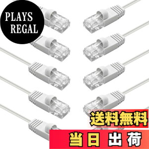 �y���������z10Gtek LAN�P�[�u�� CAT6 �C�[�T�l�b�g�P�[�u�� ��V�[���h�iUTP�j 10�{���� CAT6���� RJ45 �R�l�N�^ �t�� �l�b�g���[�N�P�[�u�� �F�FCAT6 10�{ �z���C�g�A�T�C�Y�F0.3m