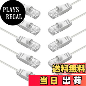 �y���������z10Gtek LAN�P�[�u�� CAT6 �C�[�T�l�b�g�P�[�u�� ��V�[���h�iUTP�j 10�{���� CAT6���� RJ45 �R�l�N�^ �t�� �l�b�g���[�N�P�[�u�� �F�FCAT6 10�{ �z���C�g�A�T�C�Y�F1m