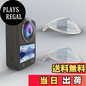 �y���������zPULUZ insta360 x3 �����Y�J�o�[ �����Y�K�[�h�ی�J �o�[ �ɂƂ��� Insta360 X3�p ���w�K���X�����Y�v���e�N�^�[ �C���X�^360 �A�N�Z�T���[�p �h�� ���h�~ �F�F�u���b�N�A�T�C�Y�FDJI Osm