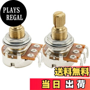 �y���������zMusiclily Pro �J�[�u �~�j�|�b�g �^�J �~���K�i �X�^���_�[�h�X�v���b�g�V���t�g 9.5mm �|�e���V�����[�^ �G���L�M�^�[/�x�[�X�p(2�Z�b�g) �F�FA250K+B250K 9.5mm
