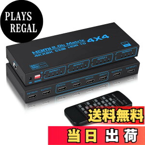 �y���������zavedio links HDMI�}�g���b�N�X �F�F4K@60Hz HDMI�}�g���b�N�X 4����4�o�́A�T�C�Y�F4K60Hz 4����4�o��