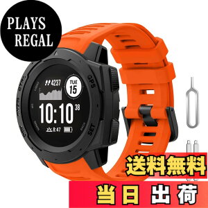 �y���������zHaotop �o���h Compatible for Garmin Instinct 2/Instinct/Esports/Tide/Tactical�C�X�|�[�c�V���R�����X�g�o���h�����o���h �F�F�I�����W