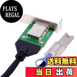 �y���������zCablecc PCI-Express 4.0 Mini SAS SFF-8087 SFF-8611SFF-8654����SFF-8643SAS HD PCBA���X�A�_�v�^�i�u���P�b�g�t���j �F�F�O���[��
