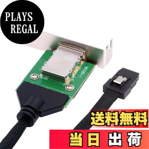 �y���������zCablecc PCI-Express 4.0 Mini SAS SFF-8087 SFF-8611SFF-8654����SFF-8643SAS HD PCBA���X�A�_�v�^�i�u���P�b�g�t���j �F�F�O���[��