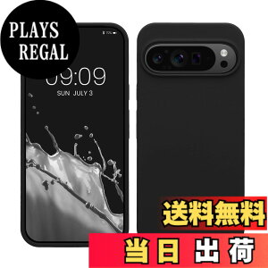 �y���������zkwmobile �X�}�z�P�[�X Google Pixel 9 Pro XL�Ή� �P�[�X - TPU ���L�b�h �V���R�� �J�o�[ - �ϏՌ� ���h�~ �T���T�� Case �F�F�u���b�N�A�T�C�Y�FPixel 9 Pro XL