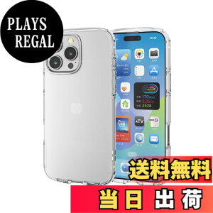 �y���������z�G���R�� iPhone 16 Pro Max �P�[�X �N���A �ϏՌ� �Ռ��z�� �\�t�g TPU �X�g���b�v�z�[���t�� 4�p�G�A�[�N�b�V���� �X�g���b�v�z���_�[�V�[�g�t TOUGH SLIM LITE �N���A PM-A24DTSLUCCR �F�F
