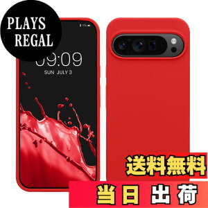 �y���������zkwmobile �X�}�z�P�[�X Google Pixel 9 Pro XL�Ή� �P�[�X - TPU ���L�b�h �V���R�� �J�o�[ - �ϏՌ� ���h�~ �T���T�� Case �F�F�N���V�b�N ���b�h�A�T�C�Y�FPixel 9 Pro XL