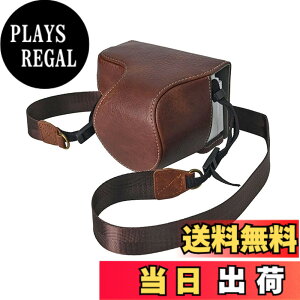 �y���������zRieibi ZV-E10 II �J�����p�S�ʕی�J�o�[ PU���U�[�P�[�X For Sony E10 16-50mm�����Y�Ƀt�B�b�g �o�b�O �V�����_�[�X�g���b�v�t�� �g�ѕ֗� �F�FCoffee