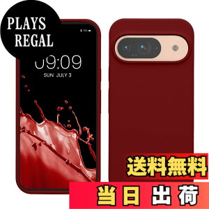 �y���������zkwmobile �X�}�z�P�[�X Google Pixel 9�Ή� �P�[�X - Google Pixel 9 Pro�Ή� �P�[�X - �V���R�� �J�o�[ �ϏՌ� ���h�~ �T���T�� ���o�[�u���b�h �F�F���o�[�u���b�h�A�T�C�Y�FPixel 9 / Pixel 9 Pr