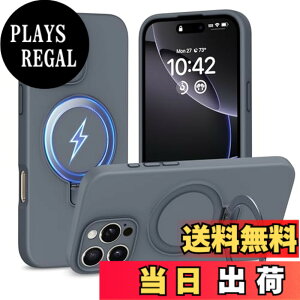�y���������zTMUJWS iPhone 16 Pro Max �p�P�[�XMagnetic�Ή� �X�^���h�@�\ �}�O�l�b�g���� �B���X�^���h �t�̃V���R�[���J�o�[ �A�C�t�H��16 pro max �p�P�[�X �n�[�h �ϏՌ� �Ռ��z�� �����Y�ی� ����