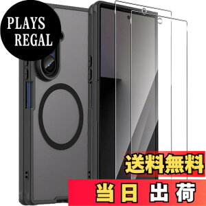 �y���������zGreerass Phone �P�[�X MagSafe �Ή� �F�F�u���b�N�A�T�C�Y�FGalaxy Z Fold7 �Ή� �ی�P�[�X