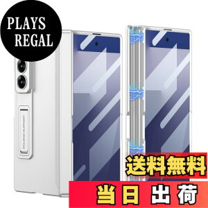 �y���������zGalaxy Z Fold7 �P�[�X �K���X�t�B�����t�� Samsung �M�����N�V�[Z �t�H�[���h7 / SC-56F / SCG34 �p �J�o�[ �q���W�ی� �J���������Y�ی� �S�ʕی� Uovon �X�}�z�P�[�X �X�^���h�t�� �X�g��