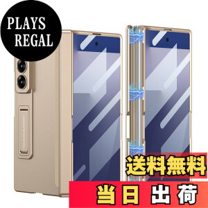 �y���������zGalaxy Z Fold7 �P�[�X �K���X�t�B�����t�� Samsung �M�����N�V�[Z �t�H�[���h7 / SC-56F / SCG34 �p �J�o�[ �q���W�ی� �J���������Y�ی� �S�ʕی� Uovon �X�}�z�P�[�X �X�^���h�t�� �X�g��