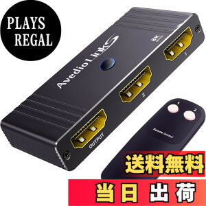 �y���������zavedio links HDMI �ؑ֊� 4K@60Hz HDMI�}�g���b�N�X (Black) �F�F����