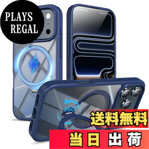 �y���������zMagSafe�Ή� �P�[�X�y ���C�����X�[�d�A�c�����Ή��A�B�����[���X�^���h�A�}�O�l�b�g���ځA�ϏՌ��A�S�ʕی�z �F�F�u���[�A�T�C�Y�FiPhone 17Pro �p