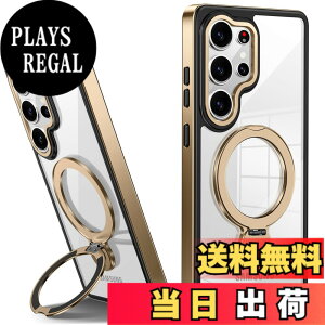 �y���������zTMUJWS Galaxy S25 �p�P�[�X Magnetic�Ή� �����O�t�� SC-51F SCG31 �P�[�X �N���A �ϏՌ� �ČRMIL�K�i 360°��]�X�^���h �c�����Ή� ���C�����X�[�d�Ή� �M�����N�V�[ s25 �J�o�[ ���� �ϋv��
