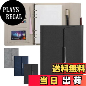 �y���������zKALOLINNA �V�X�e���蒠 A5�T�C�Y �~�j6���蒠 PU���U�[ �v �f�� �O�܂� ���^ �����O �m�[�g �y���z���_�[ �t �r�W�l�X�m�[�g �F�F�u���b�N