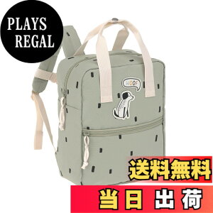 �y���������z[LASSIG] ���b�V�O Mini Square Backpack Happy Prints �~�j�X�N�G�A�o�b�N�p�b�N �F�Flight olive�A�T�C�Y�F28 cm