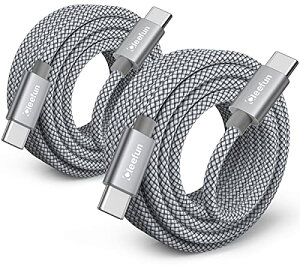 yzCLEEFUN USB C ^CvC P[u PDΉ 60W}[d - iPad Mini 6 2021AMacBookAiPad Pro 2018AGalaxyAXperiaAPixelUSB-C@Ή FFO[ATCYF2.7m