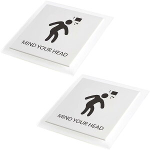 yzHIGHAWKybg֎~  L ybg֎~ ē ӃTC X XebJ[ TCv[g AN W EH[XebJ[ HX h 2 FFMIND YOUR HEADATCYF13*13cm