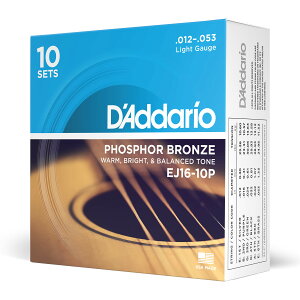yzD'Addario __I AR[XeBbNM^[ tHXt@[uY Light .012-.053 EJ16 FF10ZbgpbNATCYF10ZbgpbN