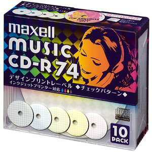 yzmaxell yp CD-R 74 fUCvg[x CNWFbgv^Ή(Ch) 10 5mmP[X CDRA74PMIX.S1P10S parent TCYF10