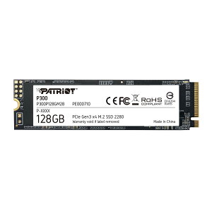 yzPatriot P300 Internal SSD - NVMe PCIe Gen 3x4 - M.2 2280-10 Pack Parent FFM.2 PCIe Gen 3x4ATCYF128GB