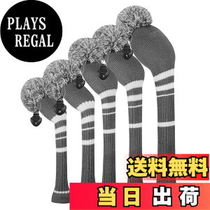 �y���������z�S���t �w�b�h�J�o�[ �Z�b�g�A5�́A�h���C�o�[�E�b�h�i460 cc�j1�t�F�A�E�F�CWood 2�ƃn�C�u���b�h�iUT�j2 ��d�w���҂݃X�^�C�� �F�FSteel Gray White Stripes