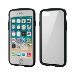 yzGR iPhone 11 P[X ϏՌ×t[ TOUGH SLIM LITE [wʃNA^Cv] ubN FFubNATCYFiPhone SE