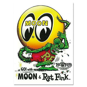 yz[ACY MOONEYES Rat Fink bgtBN R{ Sticker XebJ[ Rat Fink x MOON AC{[ [DM232]