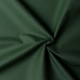 【送料無料】NBK エイティスクエア 無地 生地 綿100% シャーティング オフホワイト 色：フォレストグリーン、サイズ：巾110cm×2mカット