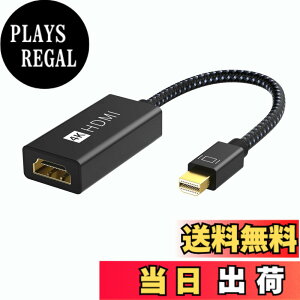 �y���������ziVANKY Mini DisplayPort to HDMI �ϊ��A�_�v�^�[ �F�F�u���b�N�A�T�C�Y�F4K60Hz