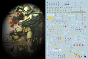 yzu !! HG RG MG PG RE HiRM {bg MS fBe[Abvp]ʎfJ[ FFMG 1/100 MS-06J UNp A^CvATCYF15.8×11.3×0.02cm