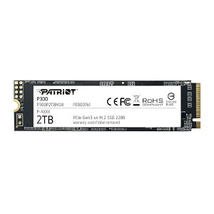 yzPatriot P300 Internal SSD - NVMe PCIe Gen 3x4 - M.2 2280-10 Pack Parent FFM.2 PCIe Gen 3x4ATCYF2TB